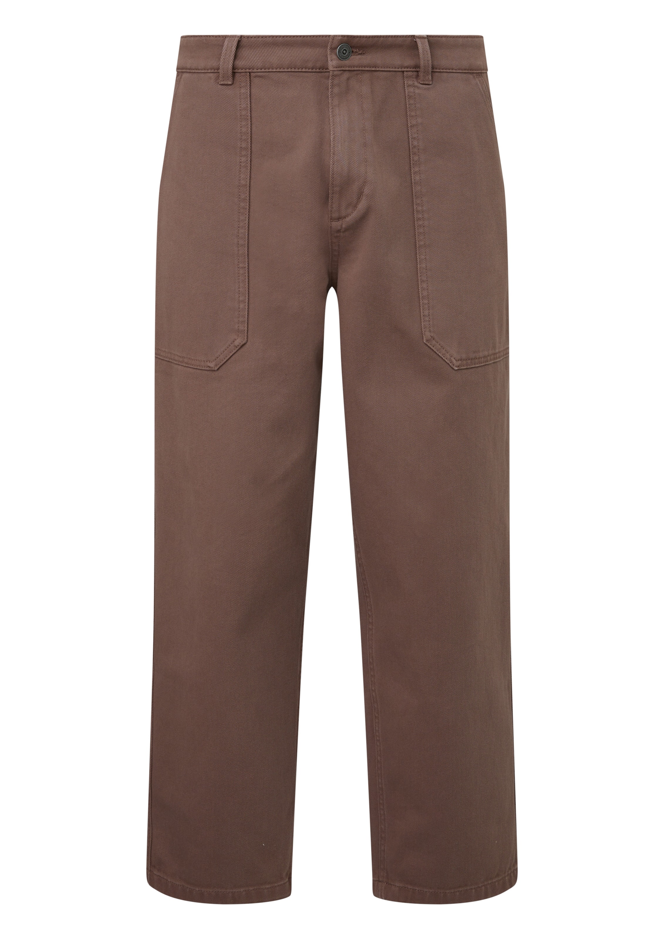 Regular Pantalon QS en marron : devant