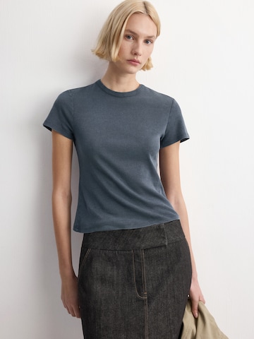 MANGO Tričko 'AXEL' - Modrá: predná strana