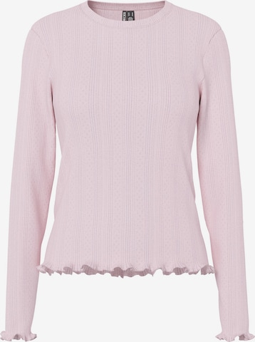 T-shirt PIECES en rose : devant