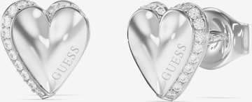 GUESS - Pendientes en plata: frente