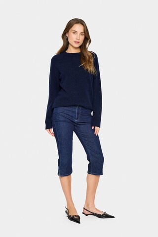 SAINT TROPEZ Pullover 'Garbie' in Blau