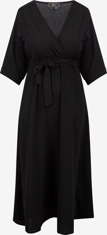 faina Dress in Black: front