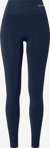 Hummel Sporthose 'Tif' in Blau: Vorderseite