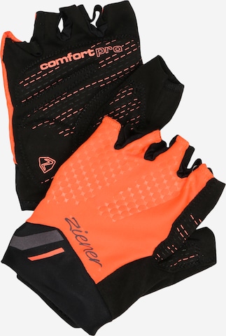 ZIENER Sportovní rukavice 'Caitilin' – oranžová: přední strana