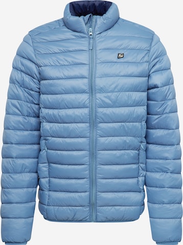 BLEND Winter Jacket in Blue: front