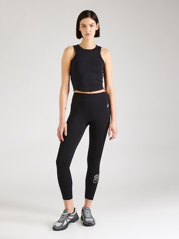 Skinny Pantalon de sport ASICS en noir