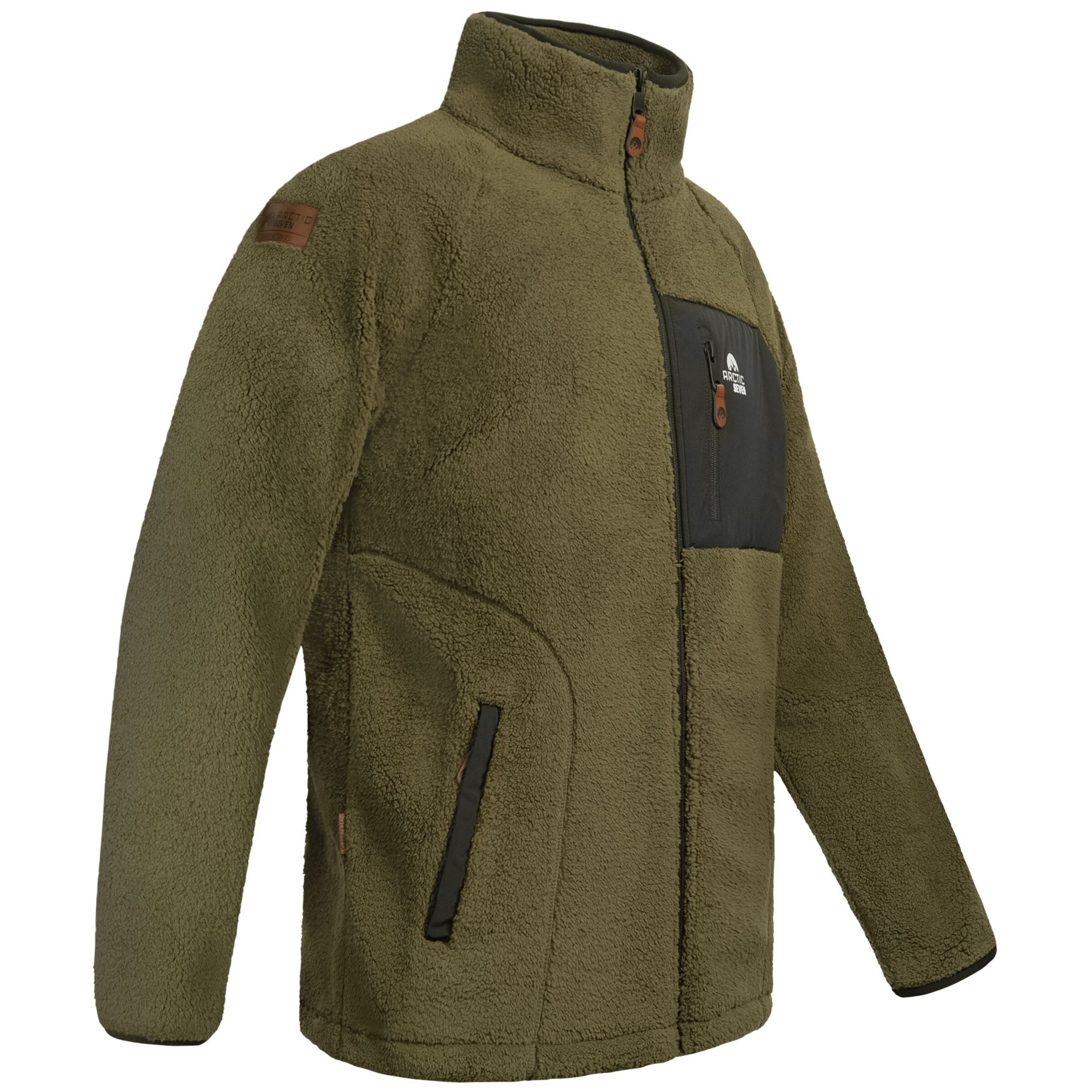Arctic Seven Fleecejacke '415' in Grün
