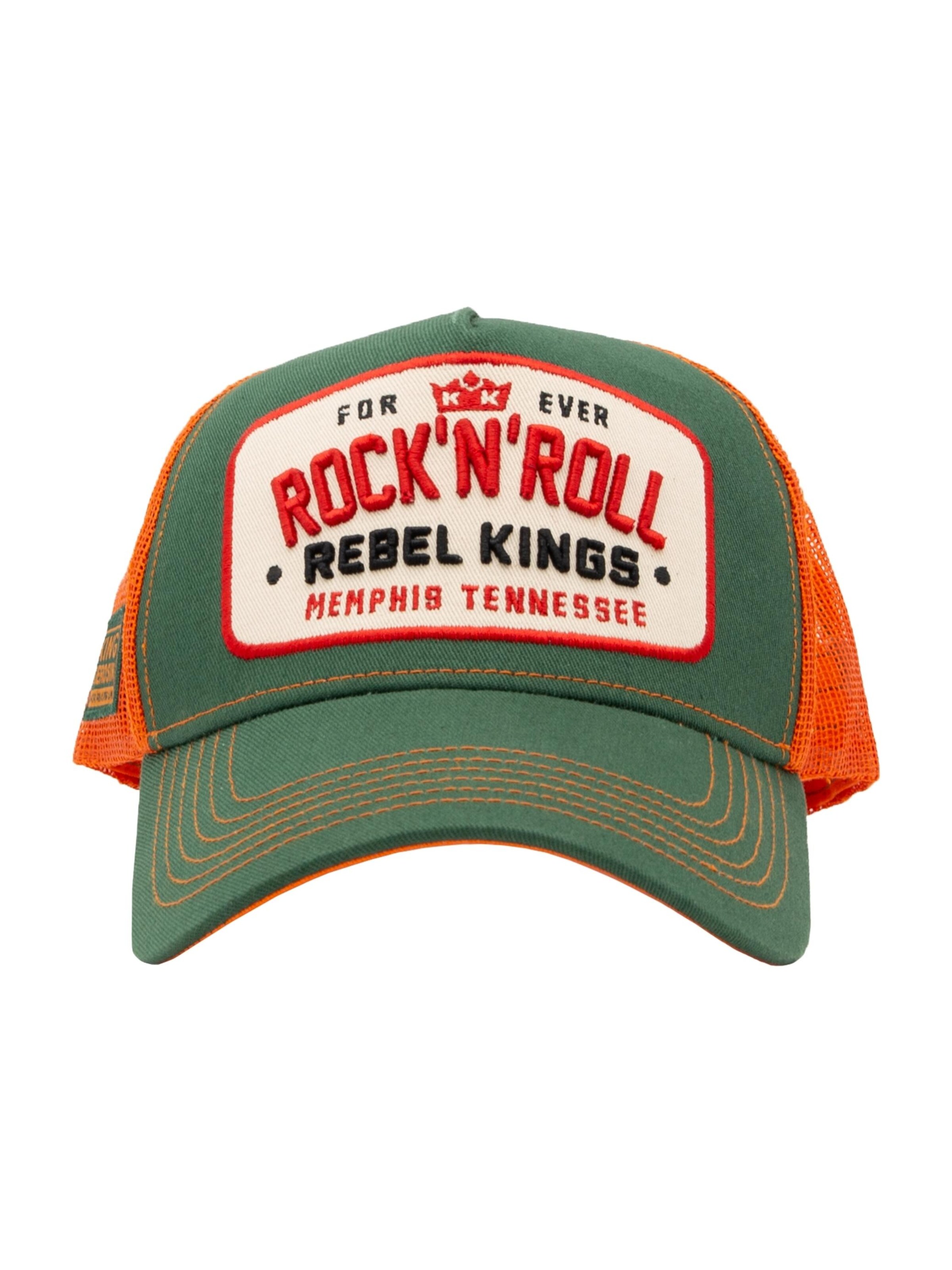 King Kerosin Cap 'Forever Rock'n'Roll' in Green