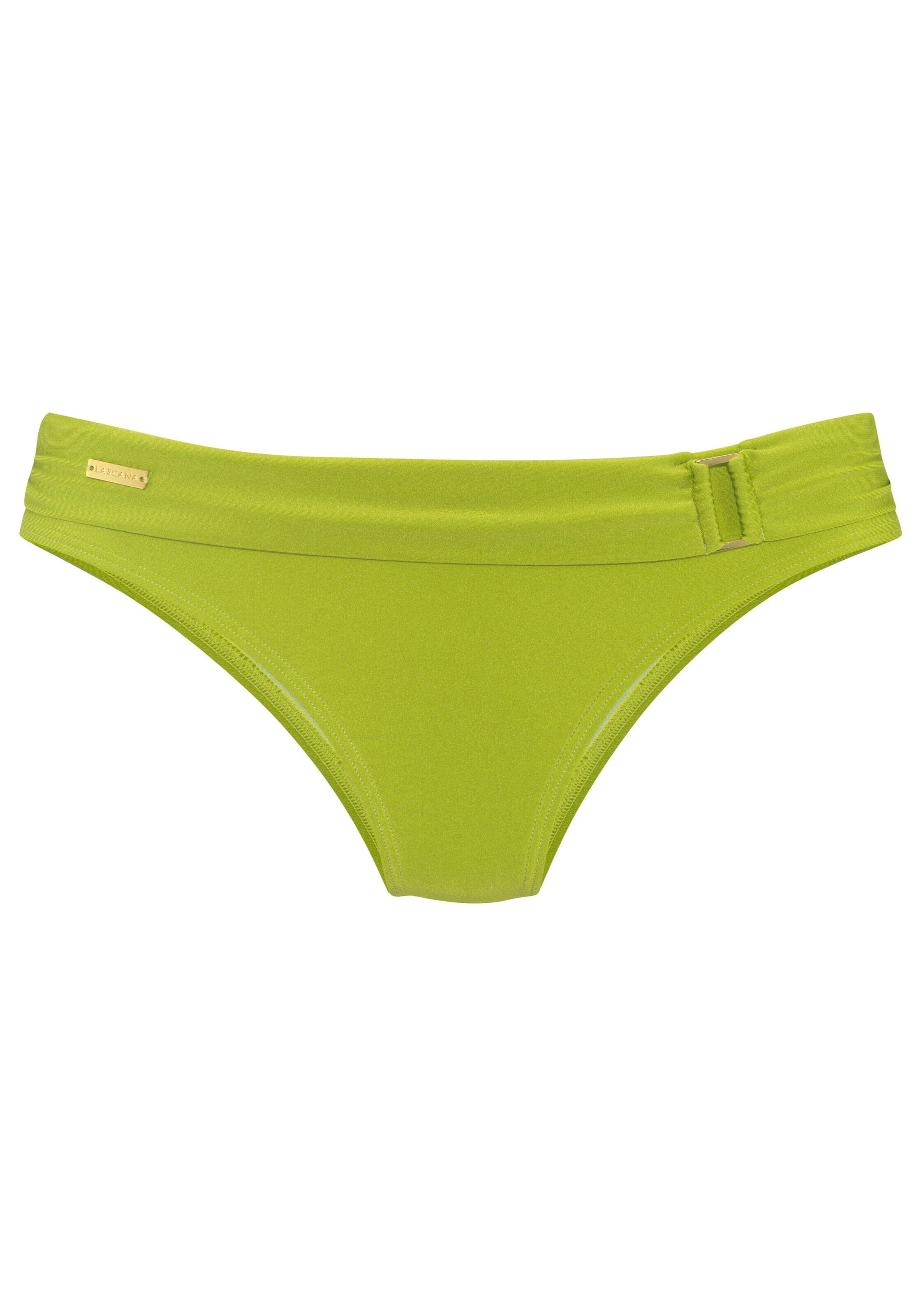 LASCANA Spodní díl plavek – zelená: přední strana