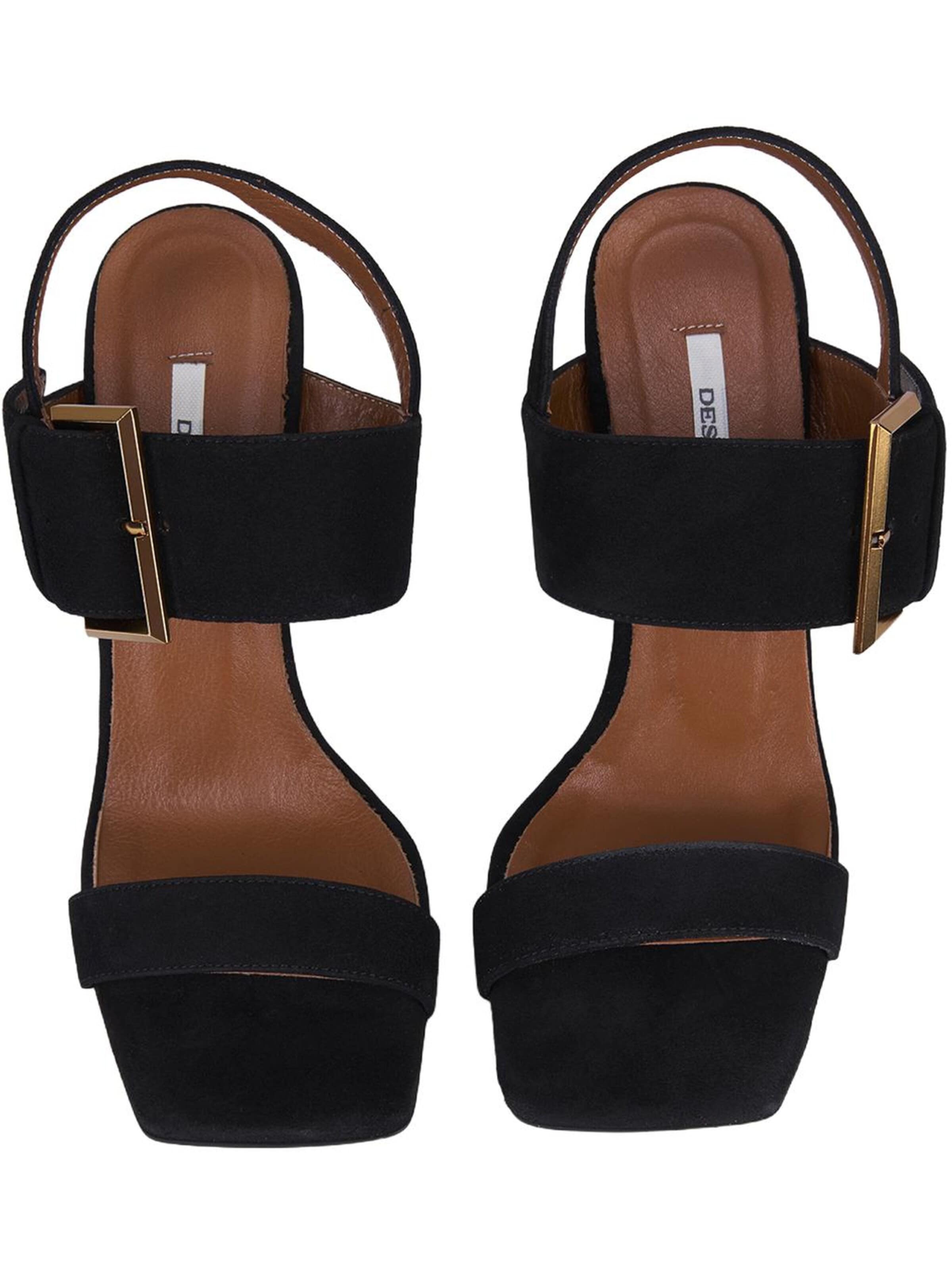 Desa - Sandalias con hebilla 'Abendsandalen' en negro
