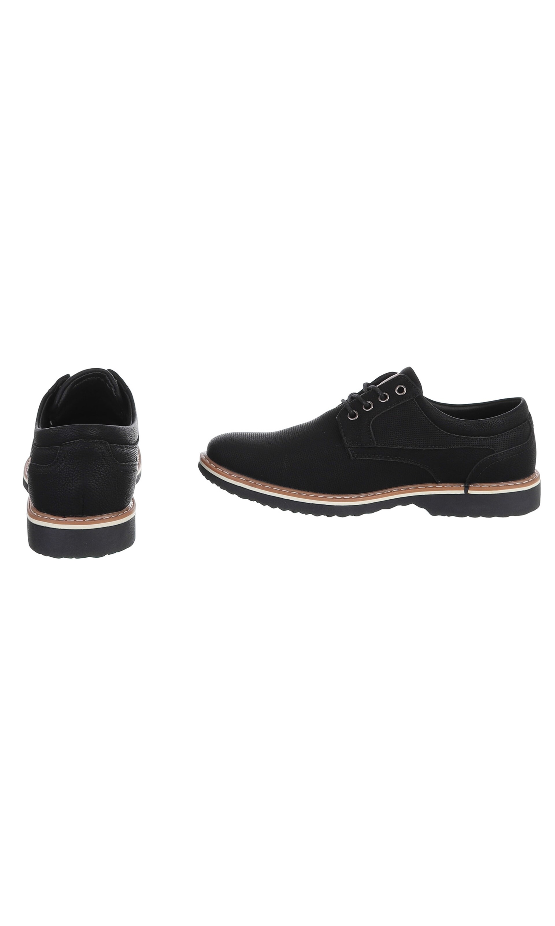 CoolWalk Lace-Up Shoes in Black