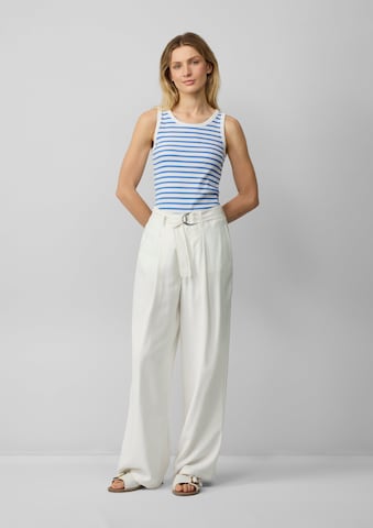 Wide leg Pantaloni con pieghe di s.Oliver in beige: frontale