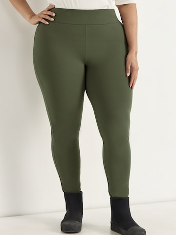 Cellbes of Sweden Skinny Broek in Groen