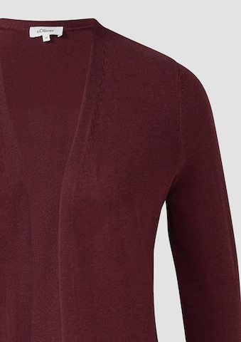 Cardigan s.Oliver en rouge
