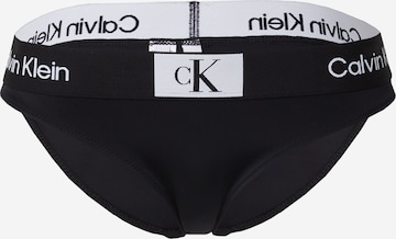 Calvin Klein Swimwear Bikini Bottoms in White: front