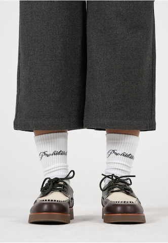 Chaussettes Prohibited en blanc