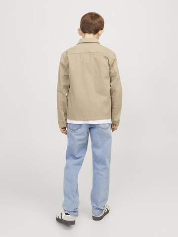 Jack & Jones Junior Regular fit Πουκάμισο 'EON' σε μπεζ