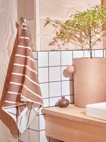 OYOY LIVING DESIGN Towel 'Raita' in Brown