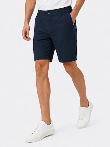 ALLTHEMEN Regular Traditional Pants 'Luftzug' in Blue