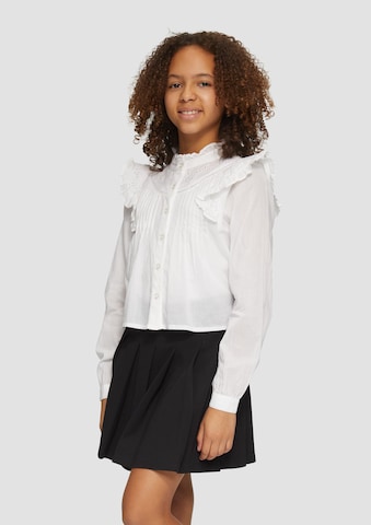 s.Oliver Blouse in Wit: voorkant