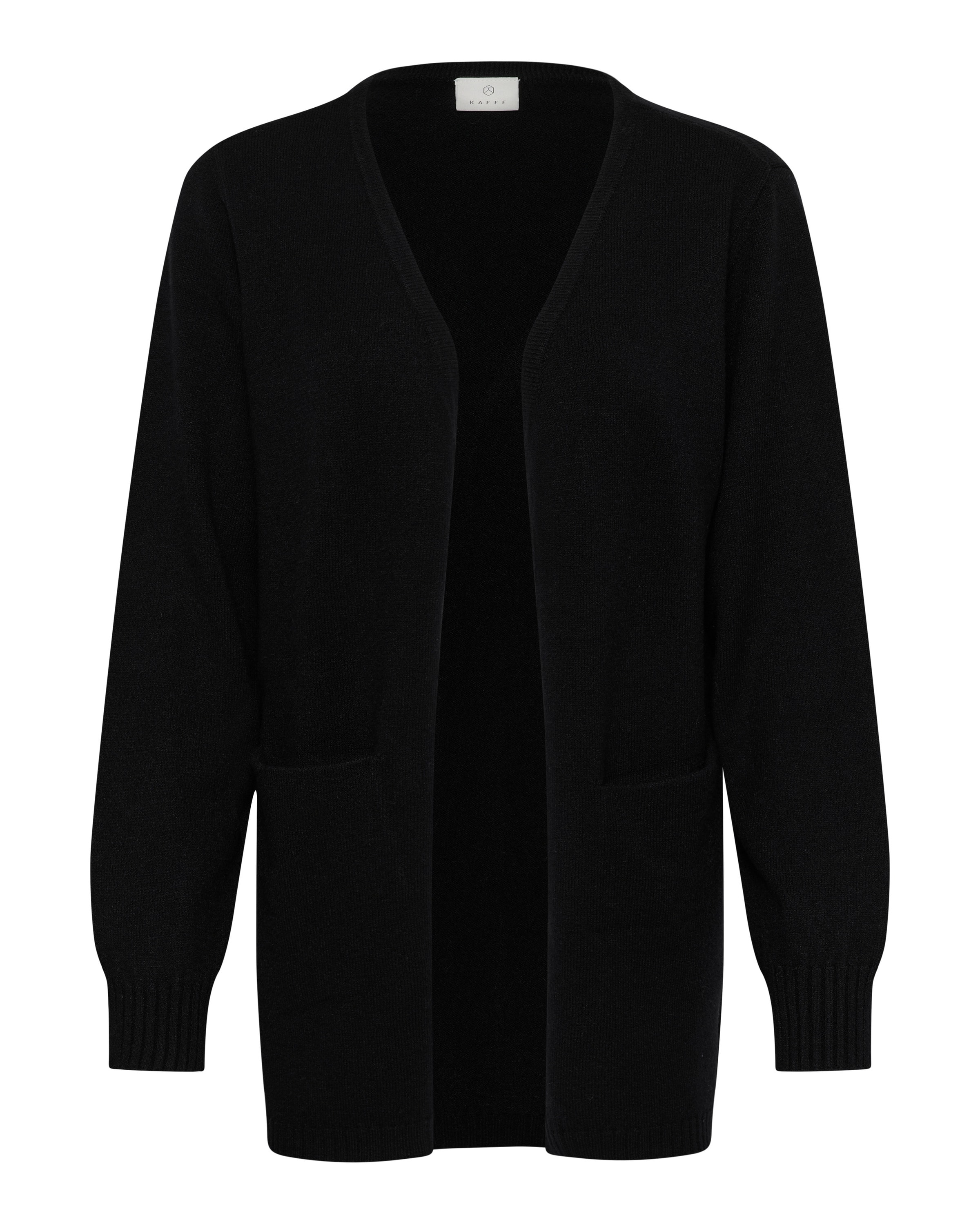 Cardigan 'Alina' Kaffe en noir : devant