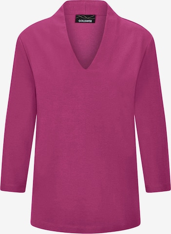 T-shirt Goldner en violet : devant