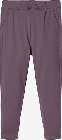 Coupe slim Pantalon 'Nitida' NAME IT en violet : devant