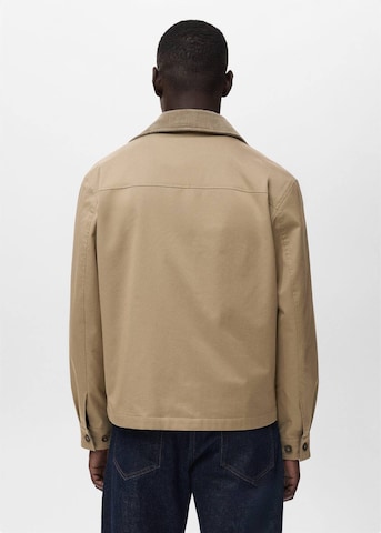 MANGO MAN Between-Season Jacket 'Mac' in Beige