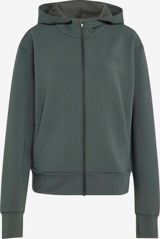 Giacca di felpa sportiva 'D4T' di ADIDAS PERFORMANCE in grigio: frontale