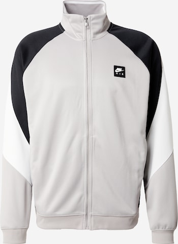 Nike Sportswear Sweatjacke 'AIR' in Grau: Vorderseite