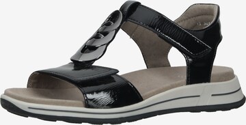 ARA Sandals in Black: front