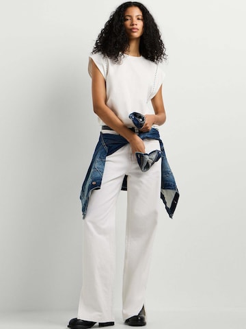 Maglietta ' BRITANY ' di Pepe Jeans in bianco