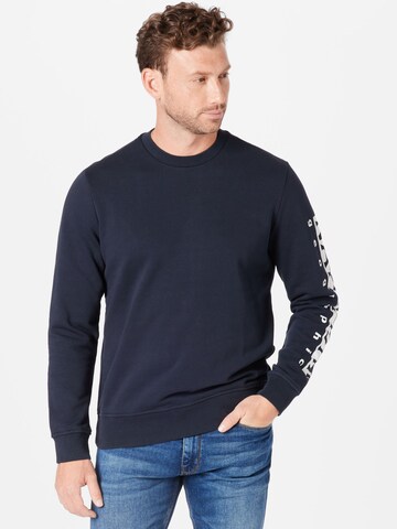 NAPAPIJRI Sweatshirt in Blauw: voorkant