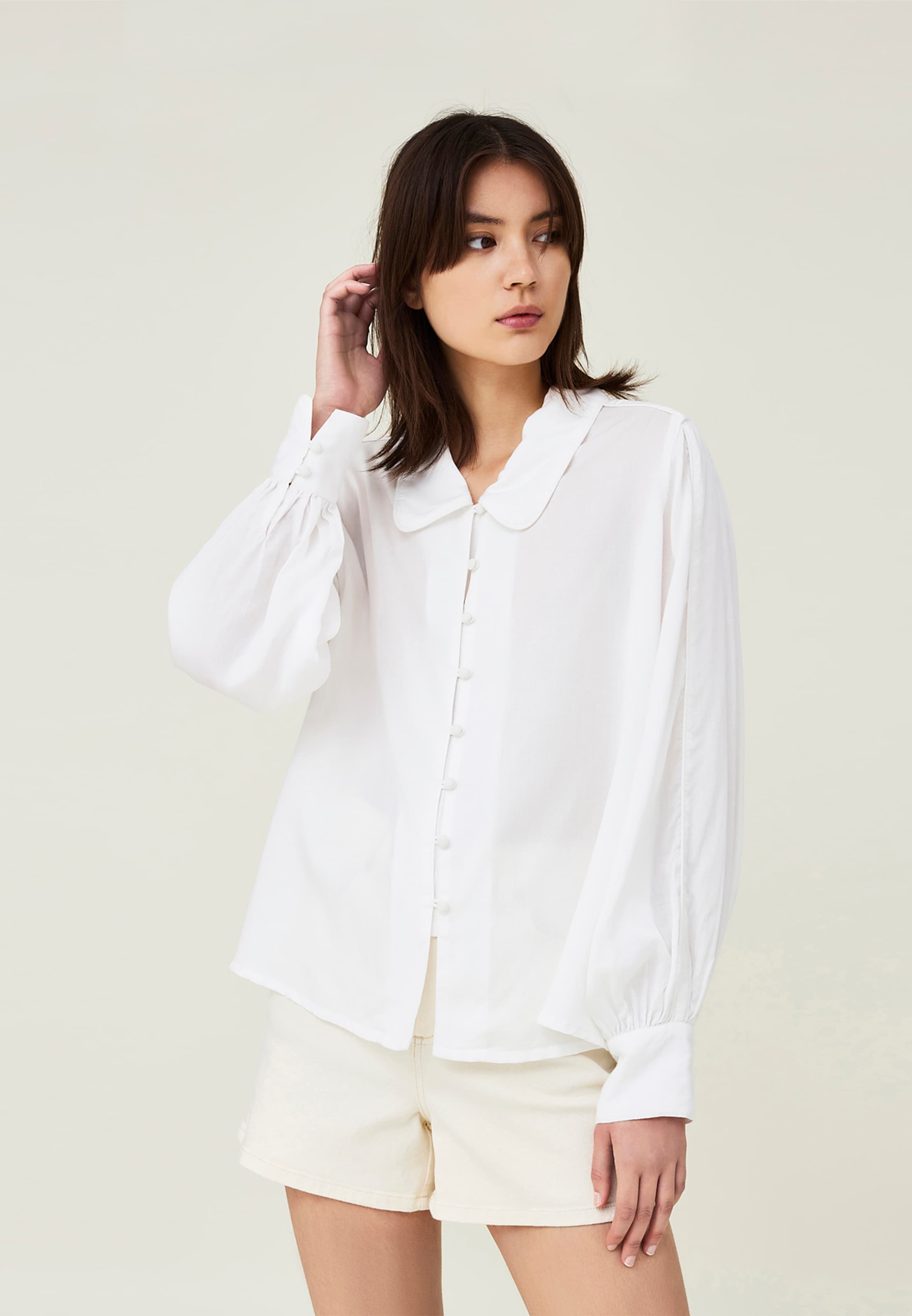 Frauen Blusen & Tuniken Lexington Shirtbluse 'ELSA' in Offwhite - KO00204 Frauen Blusen & Tuniken Lexington Shirtbluse 'ELSA' in Offwhite - KO00204