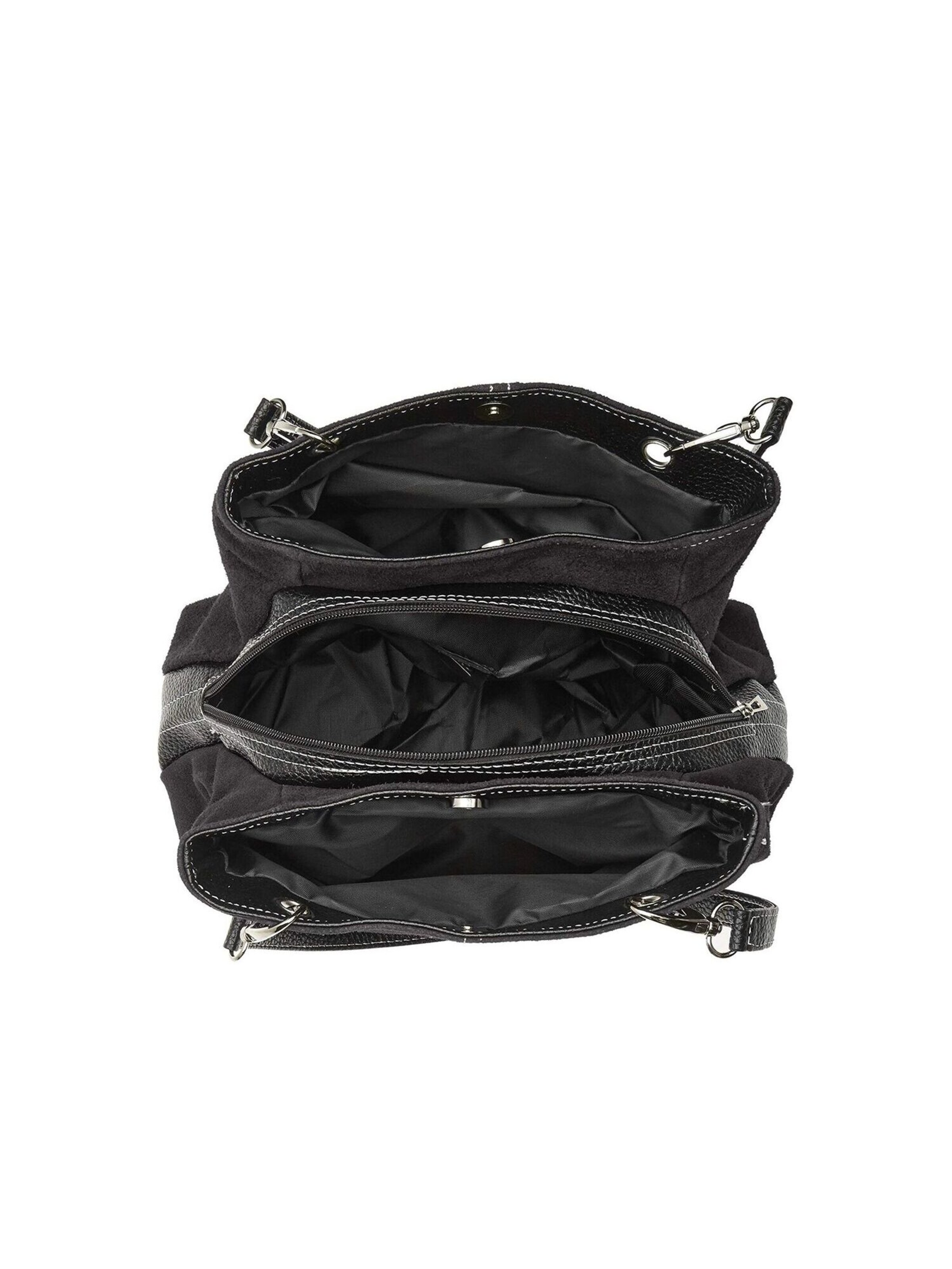 CHICCA BORSE Handtasche in Schwarz
