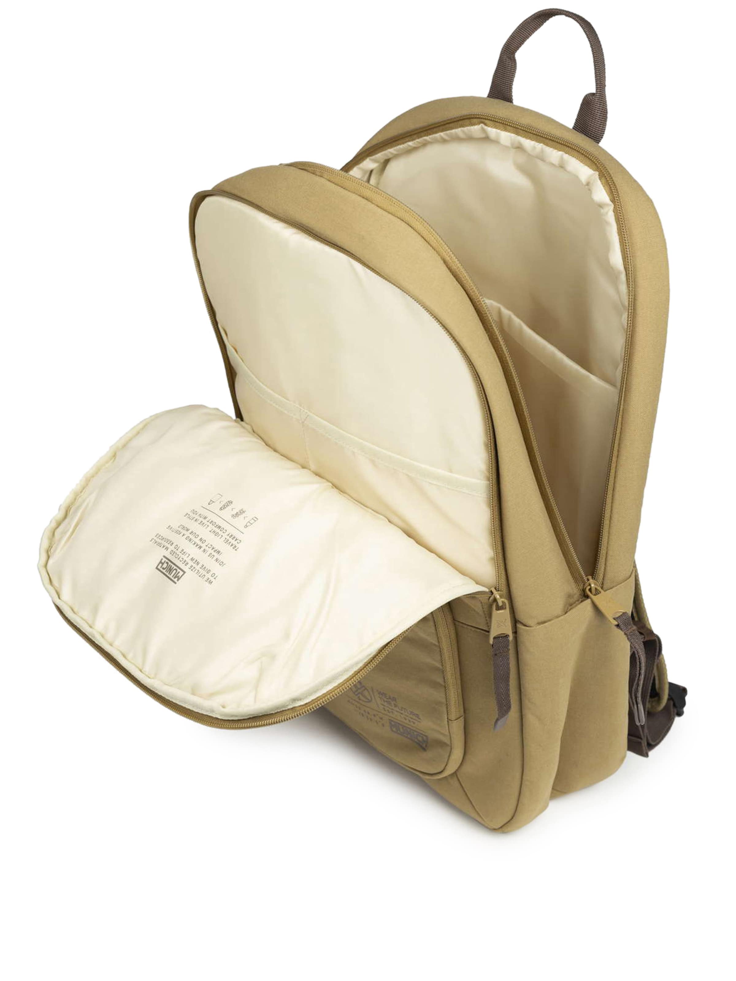 MUNICH Backpack ' TECA RECYCLED ' in Brown