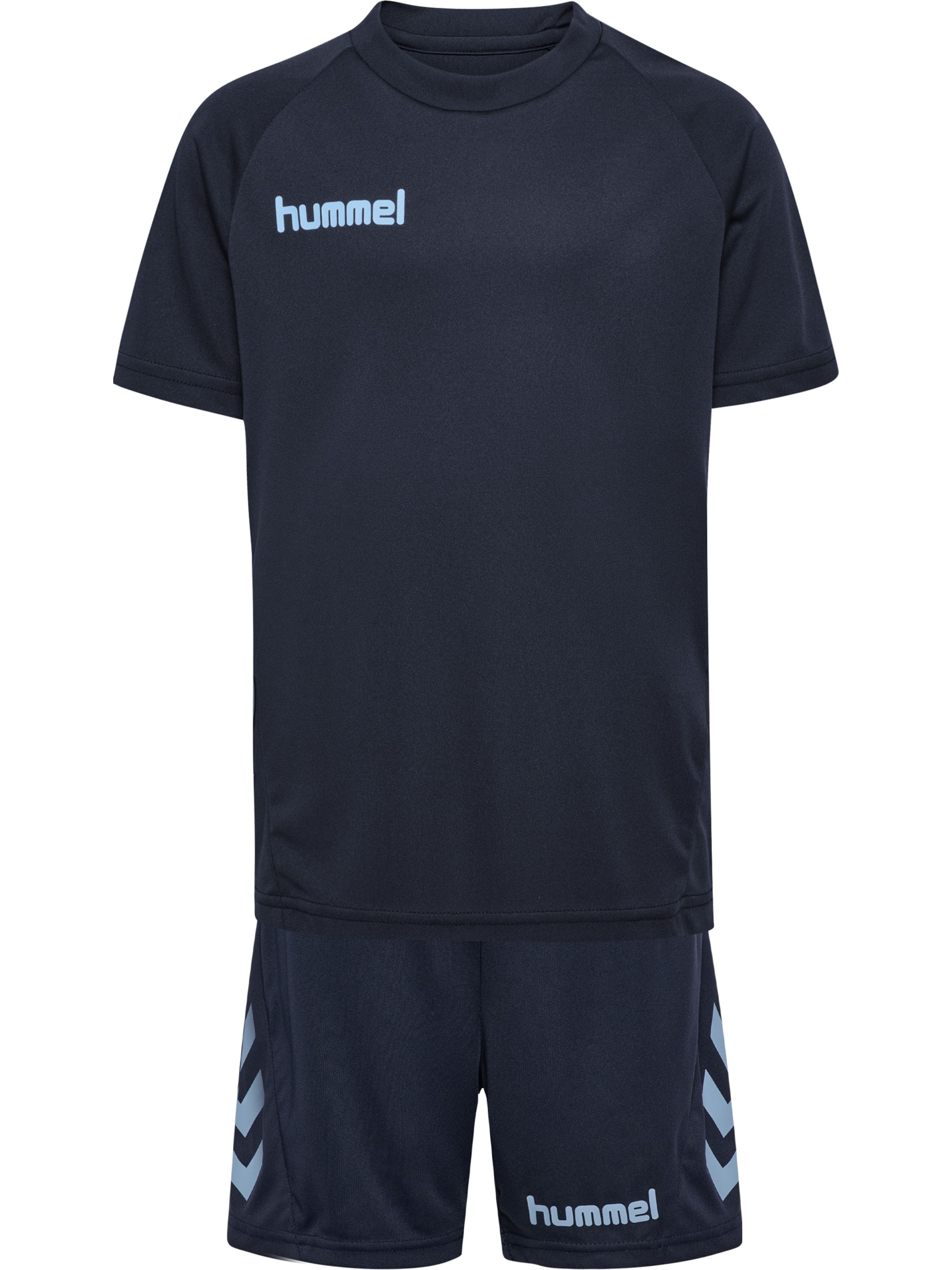 Hummel Trainingsanzug in Blau: Vorderseite