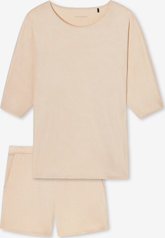 SCHIESSER Pajama in Beige: front