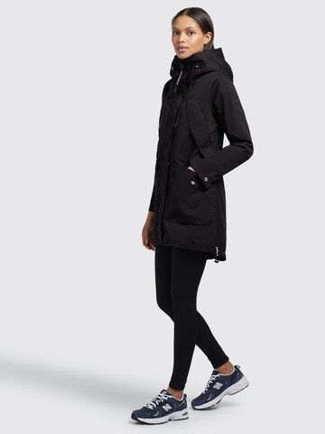 khujo Between-seasons parka in Black