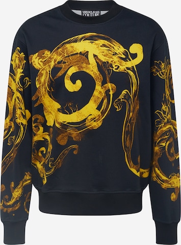 Versace Jeans Couture Sweatshirt '76UP302' in Zwart: voorkant