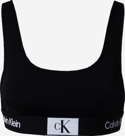 Calvin Klein Swimwear Τοπ μπικίνι σε μαύρο / λευκό, Άποψη προϊόντος