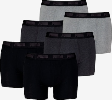 PUMA Boxerky – šedá: přední strana