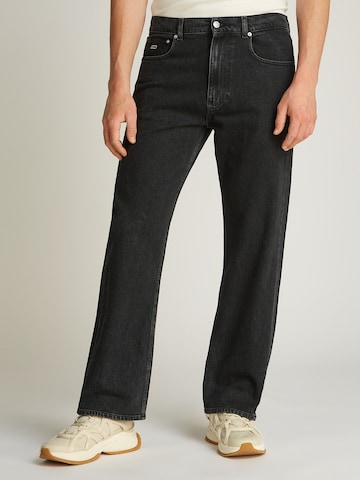 Tommy Jeans Regular Jeans 'OTIS' in Black: front