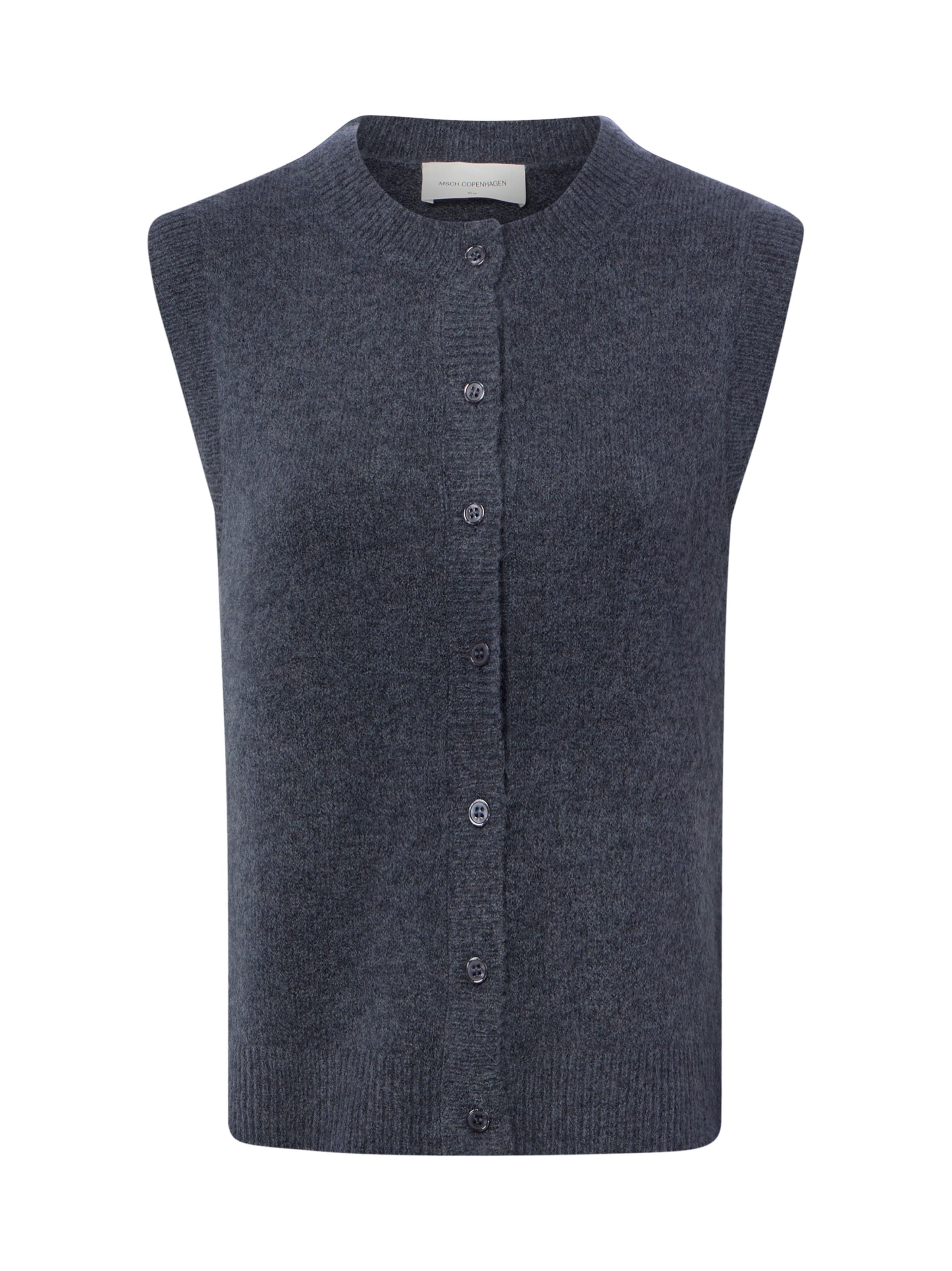 Cardigan MSCH COPENHAGEN en gris : devant