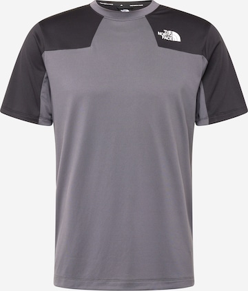 T-Shirt fonctionnel THE NORTH FACE en gris : devant