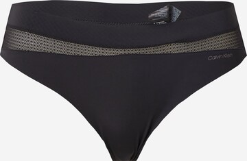 Calvin Klein Underwear tavaline Stringid, värv must: eest vaates