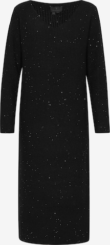 DreiMaster Klassik - Vestido de malha em preto: frente