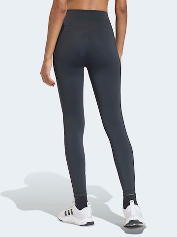 ADIDAS PERFORMANCE Skinny Sporthose 'OPT' in Grau