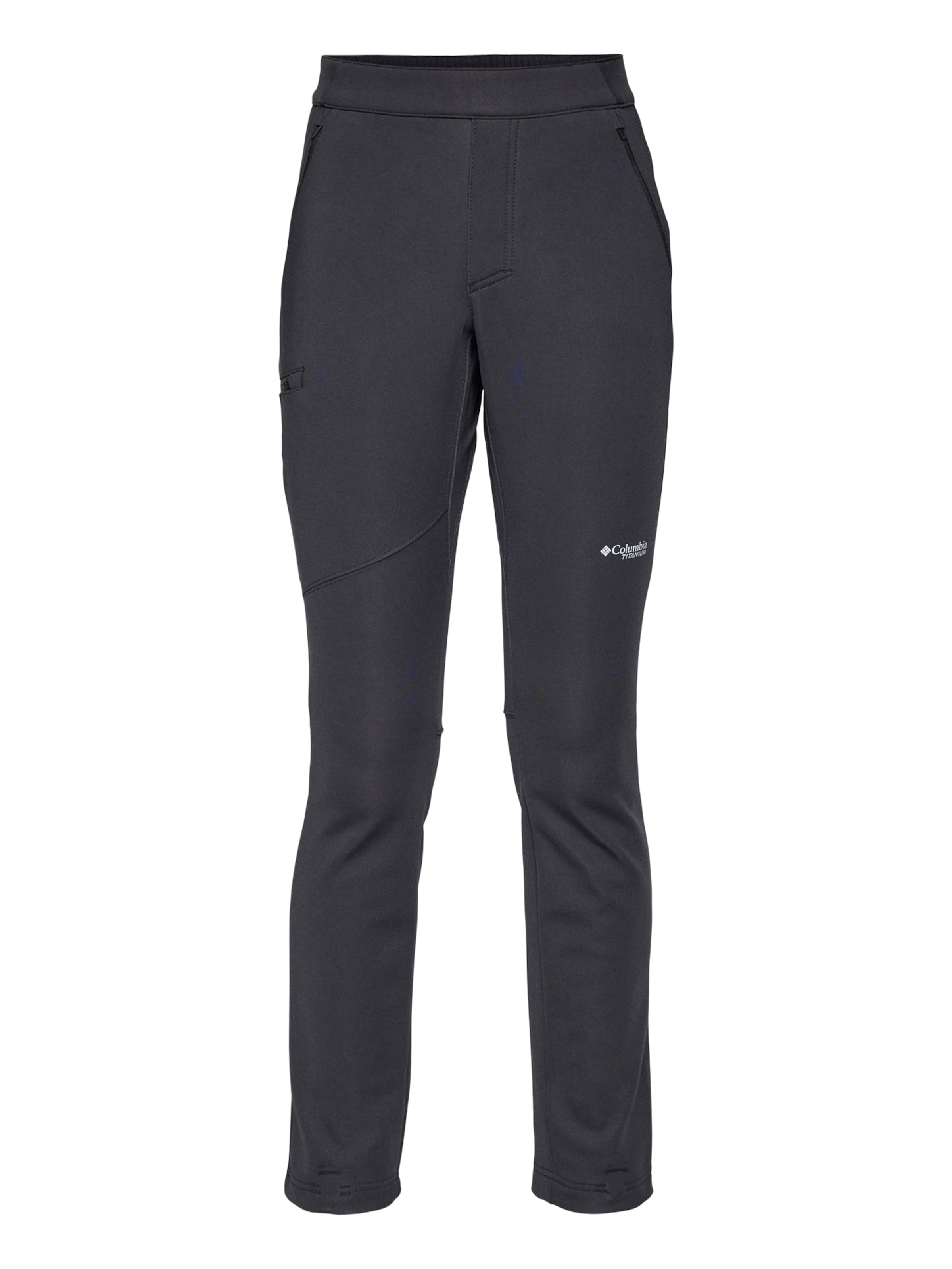 COLUMBIA Normální Sportovní kalhoty 'Vast Canyon' – černá: přední strana