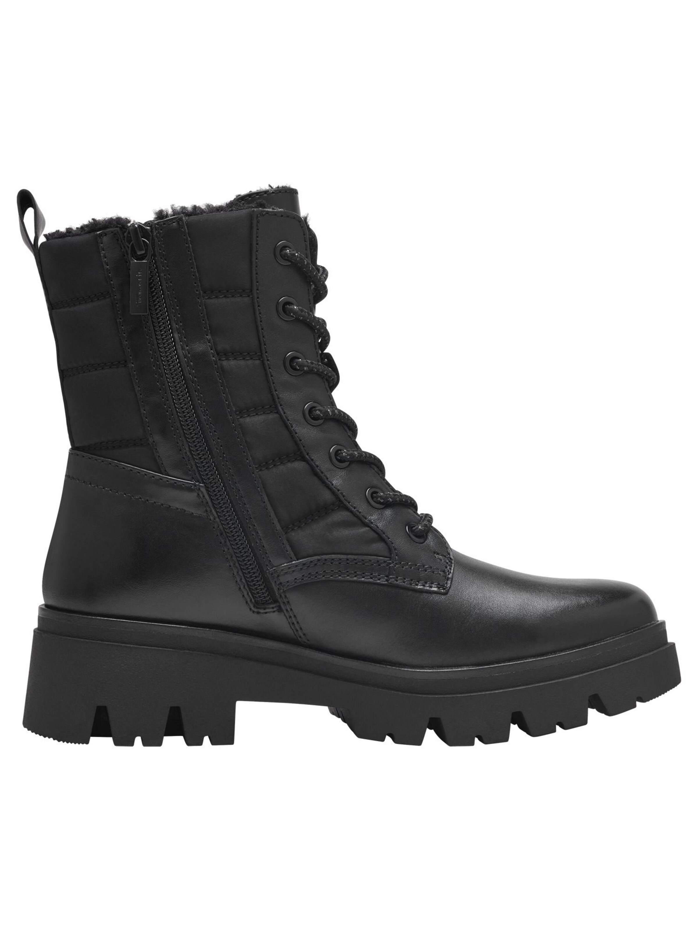 Bottines à lacets Tamaris en noir